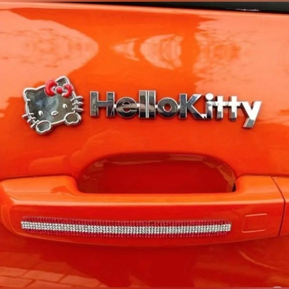 Waterproof Metal self adhesive Hello Kitty Appliqué🌟🌟🌟🌟 - Picture 4 of 5